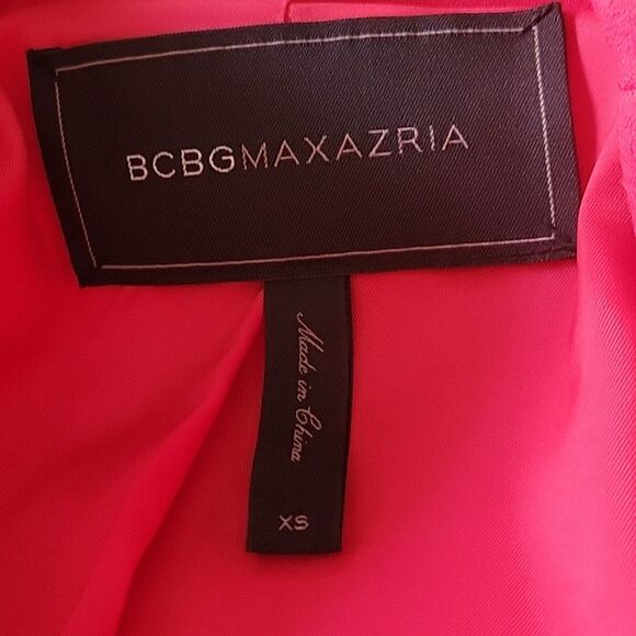 NEW BCBG Max Azria Alex Red Blazer XS Jacket Fitted Sexy Tapered Crop Feminine - Picture 13 of 13